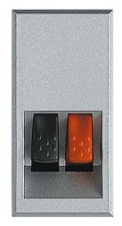 Bticino HC4294 speaker terminal aluminum, (grey)