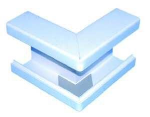 PROTEC.class 05101311 Cable duct BR-outside corner PBRAE 170 170mm light grey