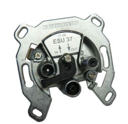 Kathrein ESU37 through-socket single cable, 17dB
