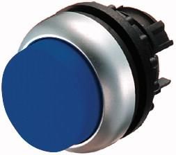 Eaton M22-DRLH-B illuminated pushbutton, raised, blue, latching, 216802