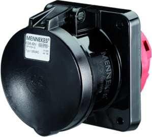 Mennekes 1252AC panel box 63A 5-pin 6h 400V IP44