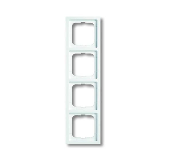 Busch-Jaeger 1724-184K future® linear cover frame, 4-way frame studio white