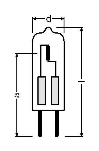 LEDVANCE Osram 64410 S AX 10W HALOSTAR STARLITE 2000 10 W 6 V G4