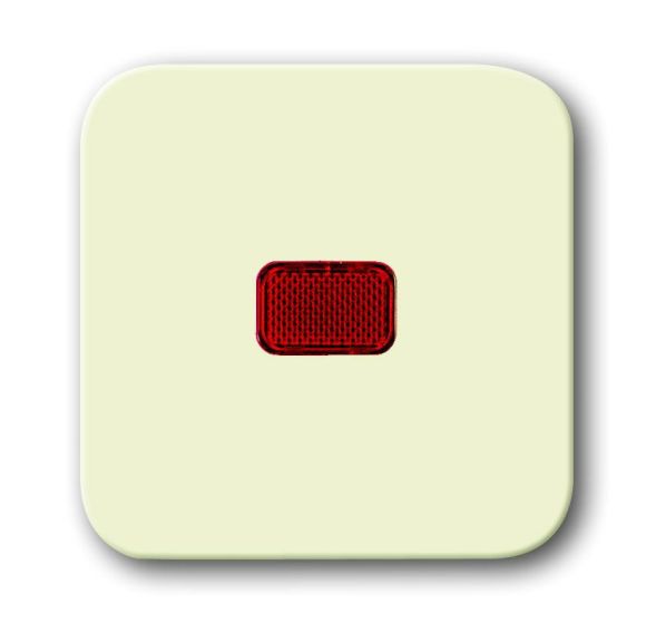 Busch-Jaeger 2509-212 rocker switch, with red dome white