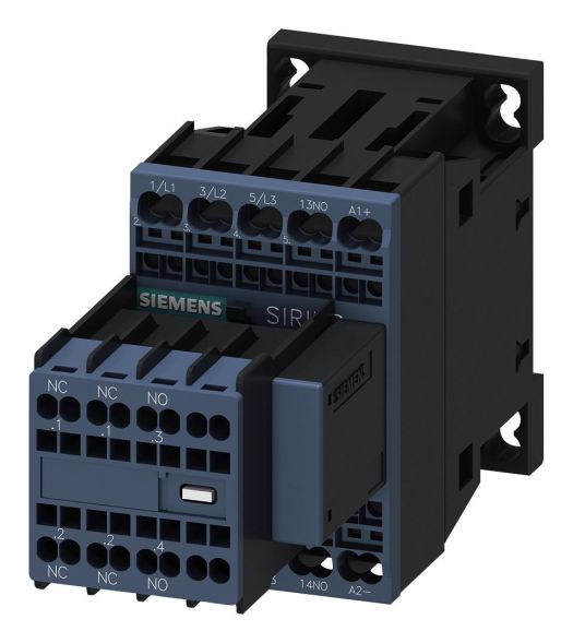 Siemens 3RT2016-2DB44 AC-3 4kW 2S+2OE DC24V Contactor