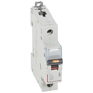 Legrand 409752 Circuit breaker DX3 C2A 1P 25KA 1M