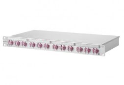 METZ CONNECT 1502007524-E OpDAT PF VIK 24xLC-D violet OM4 grey patch panel