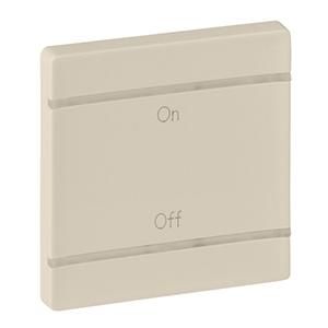 Legrand 755171 rocker switch Valena Life MH 2-module ON-OFF beige, (cream white (electric white))