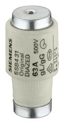 Siemens 5SB4311 500V GL/GG Gr. DIII E33 63A DIAZED fuse link