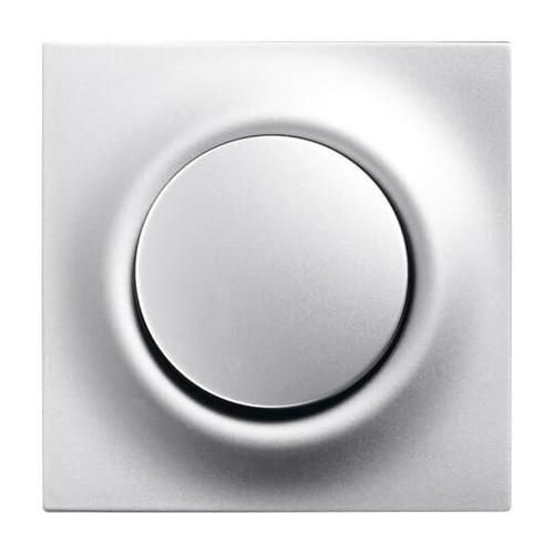 Busch-Jaeger 6543-783-101 control element, with glow lamp aluminum silver