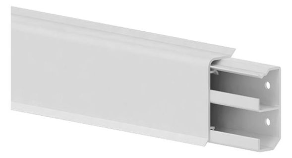 GGK 112454 SL/c 20x50 pure white skirting board channel complete